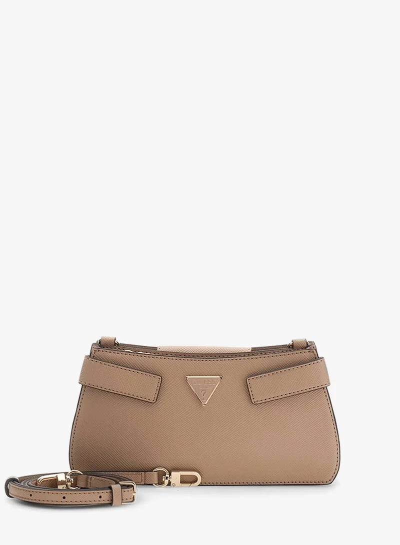 Guess Pale Mocha Serenova Mini Crossbody for Women | Best Price UAE